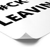 私はF#CKNの離れない！ ポスター (角)