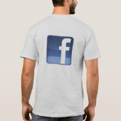 私はFacebookを好みます Tシャツ (裏面)