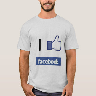 私はFacebookを好みます Tシャツ