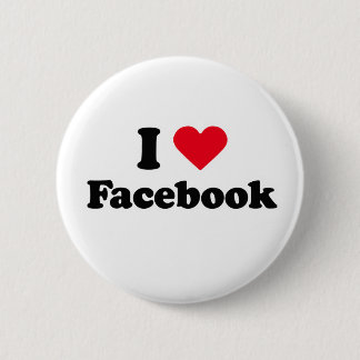 私はfacebookを愛します 缶バッジ