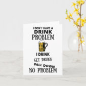 私はFalを取得する飲み物の問題を持ってい飲ない カード (黄色い花)