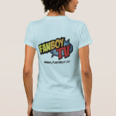 私はFanboy TVを代わりをします Tシャツ (裏面)