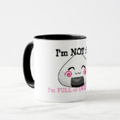 私はFATではないです。 私は甘さの完全です! マグカップ (正面左)