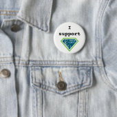 私はFedです最も最高のなボタン支えます 缶バッジ (インサイチュ)