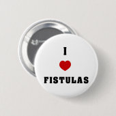 私はFistulasを愛します 缶バッジ (正面&裏面)