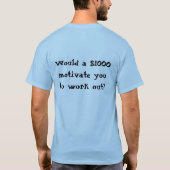 私はfitAreに得るために支払われていますか。 Tシャツ (裏面)