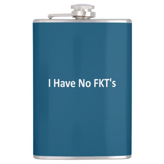 私はFKTを持っていない フラスク (正面)