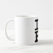 私はFL -フロリダ--を憎みます コーヒーマグカップ (左)