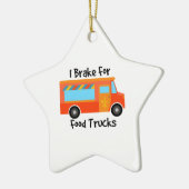 私はFoofのトラックのためにブレーキがかかります セラミックオーナメント (左)