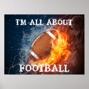 私はFOOTBALについて完全にあります ポスター
