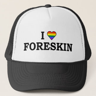 私はForeskinを愛します キャップ
