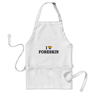 私はForeskinを愛します スタンダードエプロン