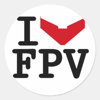 私はFPVを愛します ラウンドシール