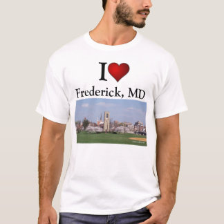 私はFrederickのMDのTシャツを愛します Tシャツ