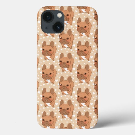 私はFrenchie愛します Case-Mate iPhoneケース (裏面)