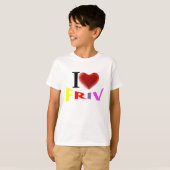 私はFrivが大好き Tシャツ (正面フル)