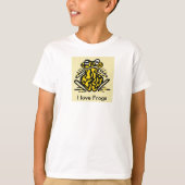 私はFROGSが大好き – 有毒なコロボリーカエル – 野生動物 Tシャツ (正面)
