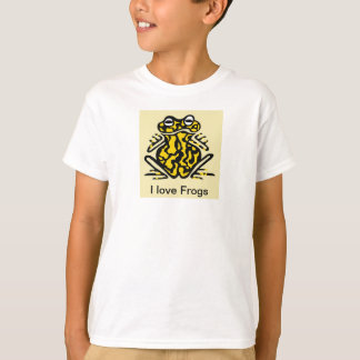 私はFROGSが大好き – 有毒なコロボリーカエル – 野生動物 Tシャツ