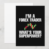 私はFXトレーダーです 招待状 (正面/裏面)