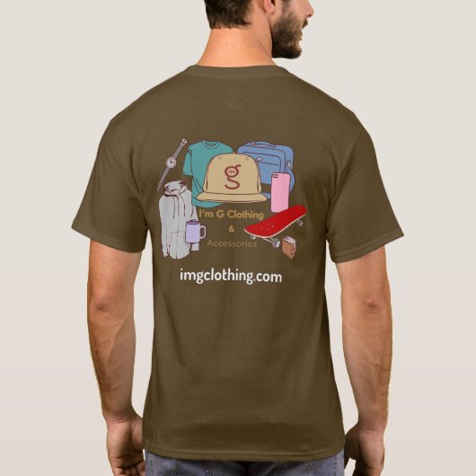 私はGの衣類のTシャツです Tシャツ (裏面)