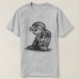 私はGスケーターボーイTシャツだ Tシャツ