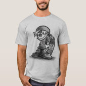 私はGスケーターボーイTシャツだ Tシャツ (正面)