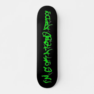 私はGスケートボード(Vandalo Graffitiフォント)black/grn スケートボード