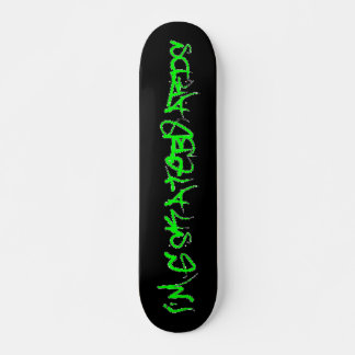 私はGスケートボード(Vandalo Graffitiフォント)black/grn スケートボード