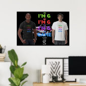 私はG Clothingからゲームポスターにお尻している ポスター (ホームオフィス)