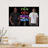 私はG Clothingからゲームポスターにお尻している ポスター (キッチン)