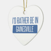 私はGainesville GAにむしろいます セラミックオーナメント (左)