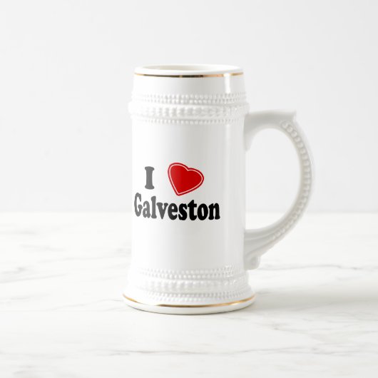 私はGalvestonを愛します ビールジョッキ (右)