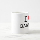 私はGannetsを愛します コーヒーマグカップ (中央)