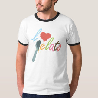 私はgelatoを愛します tシャツ