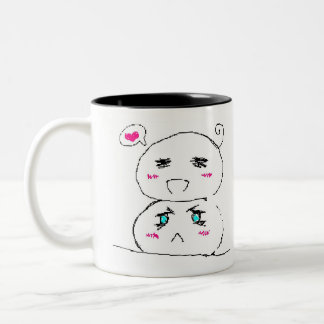 私はGerItaのマグを愛します ツートーンマグカップ