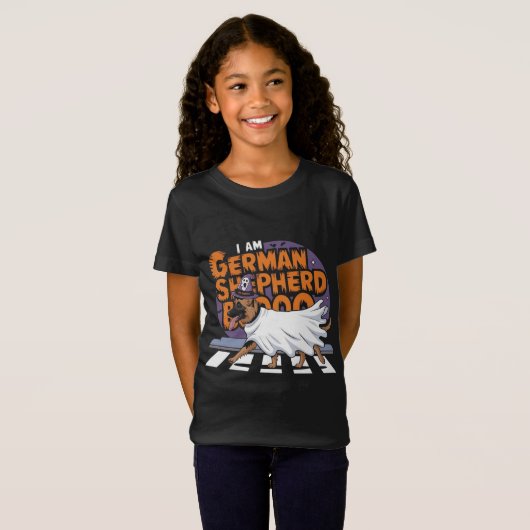 私はGERMAND SHEPHERD boo Tシャツ (正面フル)