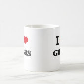私はGibbsを愛します コーヒーマグカップ (中央)