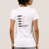 私はGodlywoodの女の子-アメリカのティーです Tシャツ (裏面)