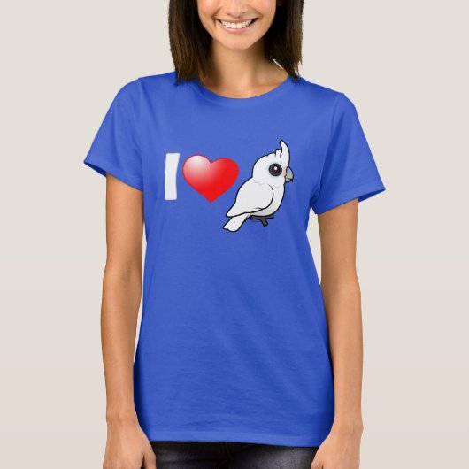 私はGoffinのオウムを愛します Tシャツ (正面)