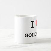 私はGoldblumを愛します コーヒーマグカップ (中央)