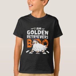 私はGOLDEN RETRIEVERS boo Tシャツ