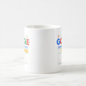 私はGoogleを必要としない私の夫は全てを知っている コーヒーマグカップ (中央)
