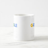 私はGoogleを必要としない私の妻は全てを知っている コーヒーマグカップ (中央)