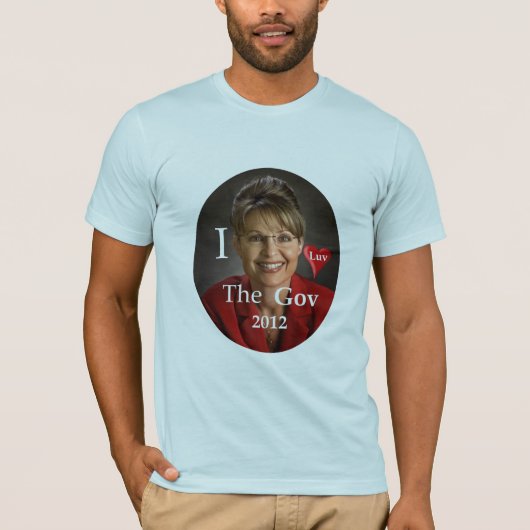 私はGovをlove Tシャツ (正面)