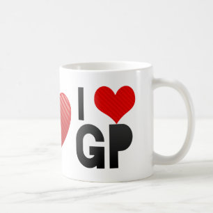 私はGPを愛します コーヒーマグカップ