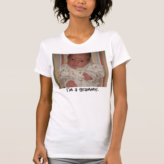 私はgrammy.です tシャツ (正面)