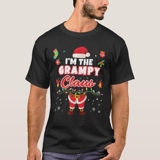 私はGrampyクロースマッチングファミリーメリーChristm Tシャツ (正面)