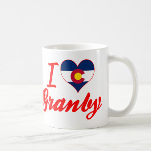 私はGranby、コロラド州を愛します コーヒーマグカップ