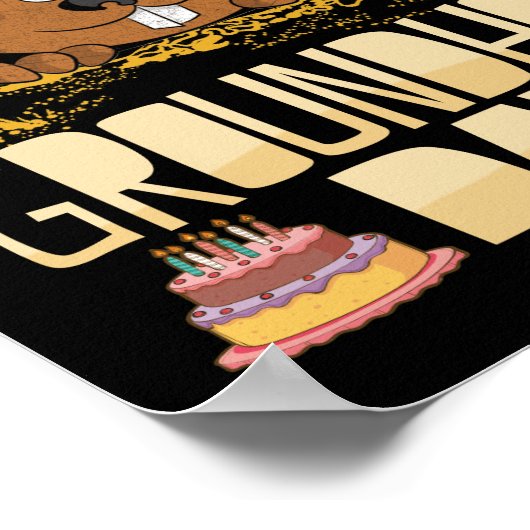 私はGroundhogの生まれ日に行った – Groundhogの誕生日 ポスター (角)