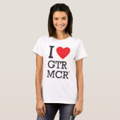 私はGTR MCRを愛します Tシャツ (正面フル)